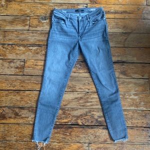 Mavi high rise super skinny grey jeans 30/28